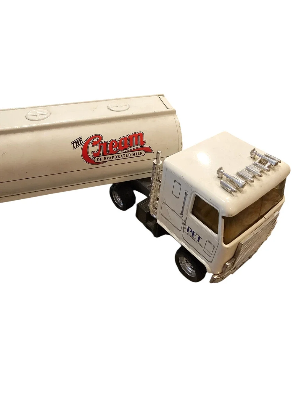 Ertl PET Milk Tanker Truck The cream of evaporated milk Semi Tractor Trailer